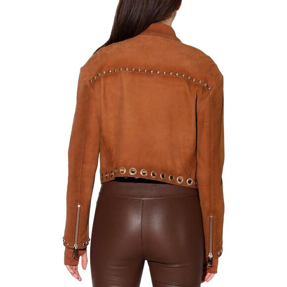 Walter Baker Womens  Jolene Suede Jacket - Picture 2 of 5